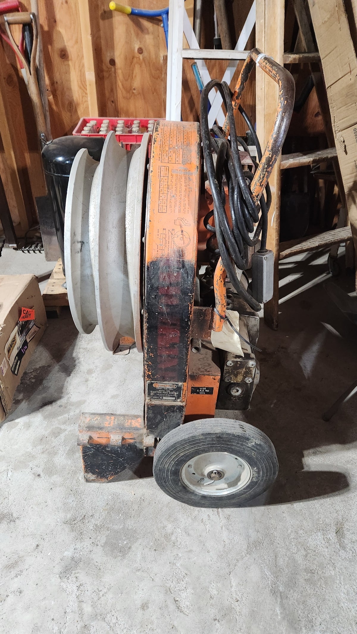 Ensley 666 Electric Rigid Conduit Bender (Used) - Photo 4