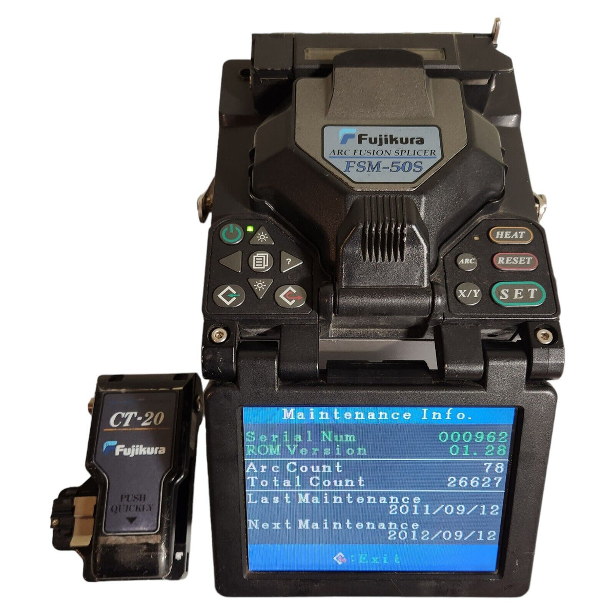 Fujikura FSM-50S Fiber Arc Fusion Splicer with CT-20 Cleaver (Used) - Photo 10