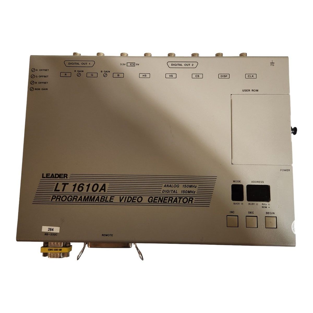 Leader LT 1610A Programmable Video Generator (Used) - Photo 1