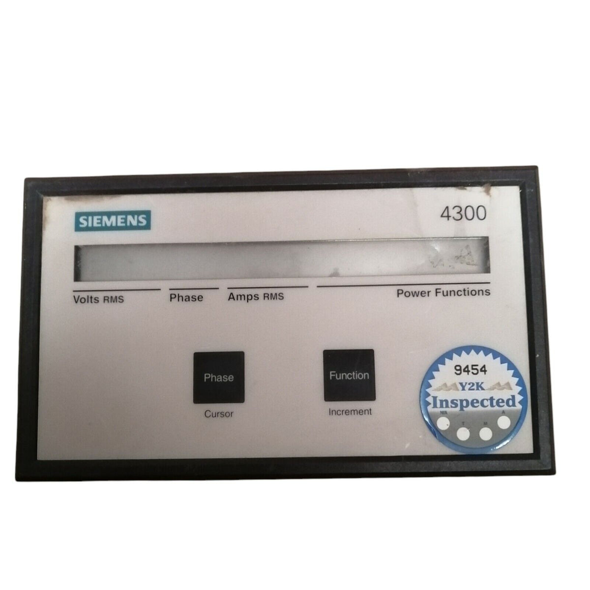 Siemens 4300 Motor Power Display Module (Used) - Photo 1