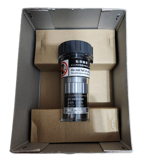 Mitutoyo 02ALA410 QV Objective Lens 2.5x (New – Open Box) - Photo 1