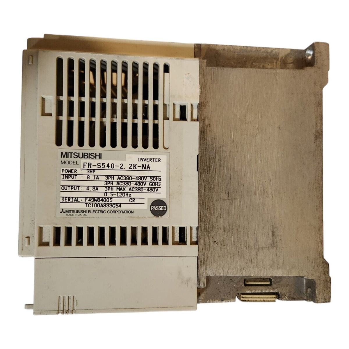 Mitsubishi FR-S540-2.2K-NA 3HP Inverter Drive (Used) - Photo 6