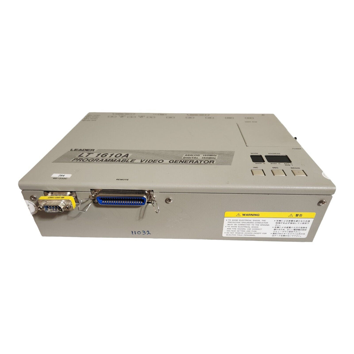 Leader LT 1610A Programmable Video Generator (Used) - Photo 3
