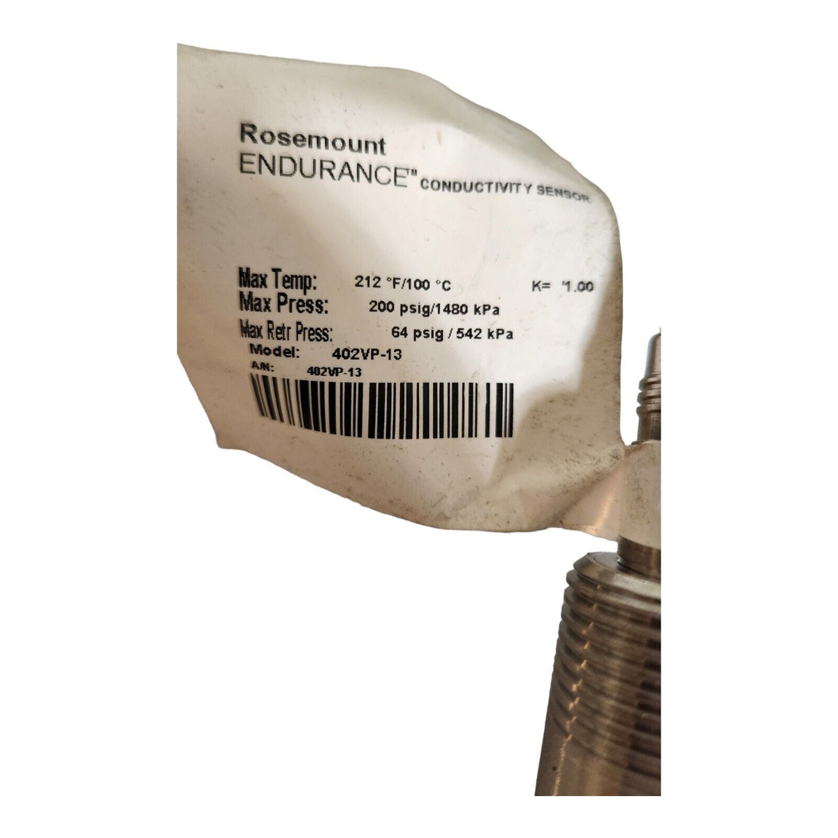 Rosemount Endurance 402VP-13 Conductivity Probe (New) - Photo 5