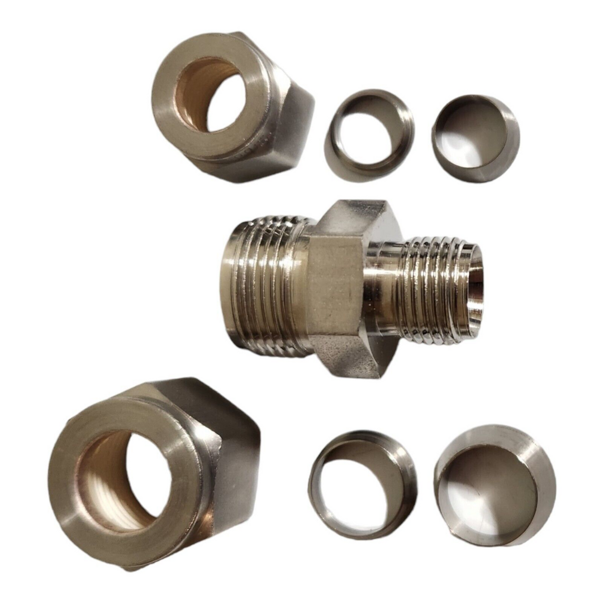 Swagelok SS-810-6-6 Reducing Unions, 1/2" T x 3/8" T (5 pcs, New) - Photo 3