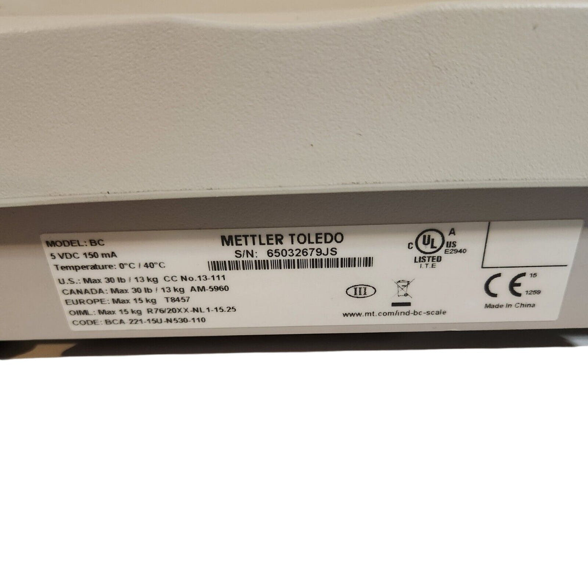 Mettler Toledo BC Shipping Scale (Used) - Photo 6