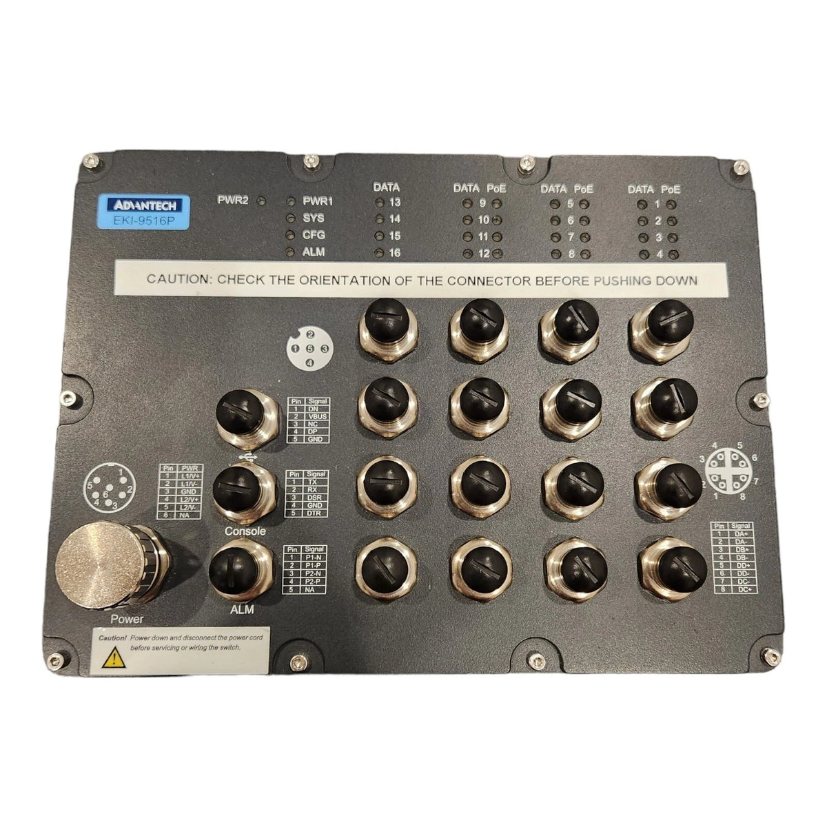 Advantech EKI-9516P-HV Managed Ethernet Switch (Used) - Photo 2