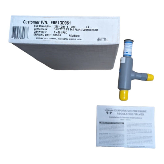 Sporlan EB51GD061 Pressure Regulating Valve (New) - Photo 1