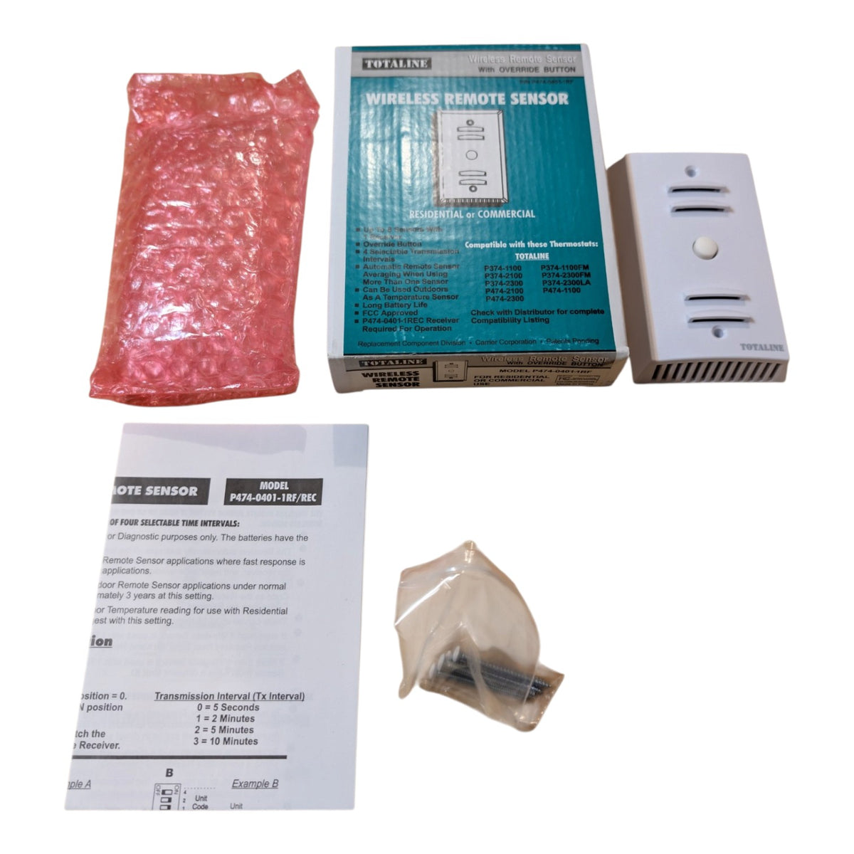 Totaline P474-0401-1RF Wireless Remote Sensor, 5 pcs (New)