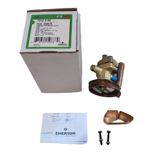 Emerson TCLE 3 HC Thermal Expansion Valve, 3 Ton (Used) - Photo 1