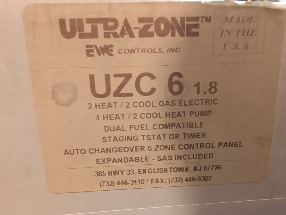 EWC Ultra-Zone UZC-6 Zone Control Panel - photo