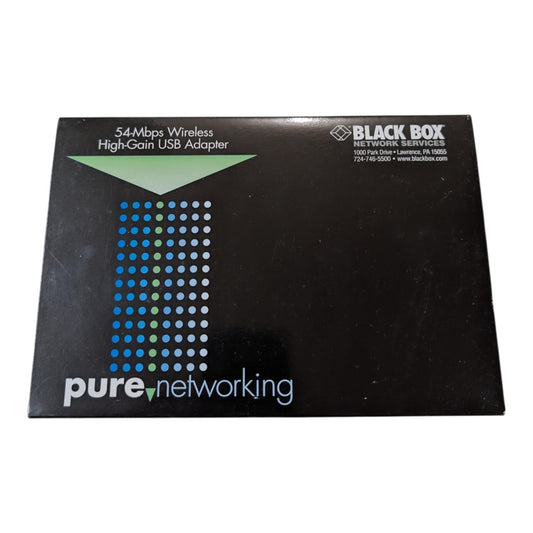 Black Box LW6002A 54 Mbps Wireless High-Gain USB Adapter (New)